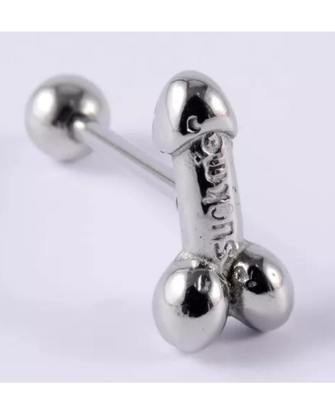 Piercing Lengua Diseño Pene